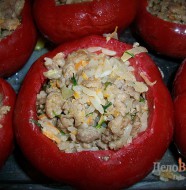 Перцы фаршированные мясным фаршем