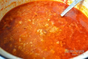 Лазанья: Готовим мясной соус