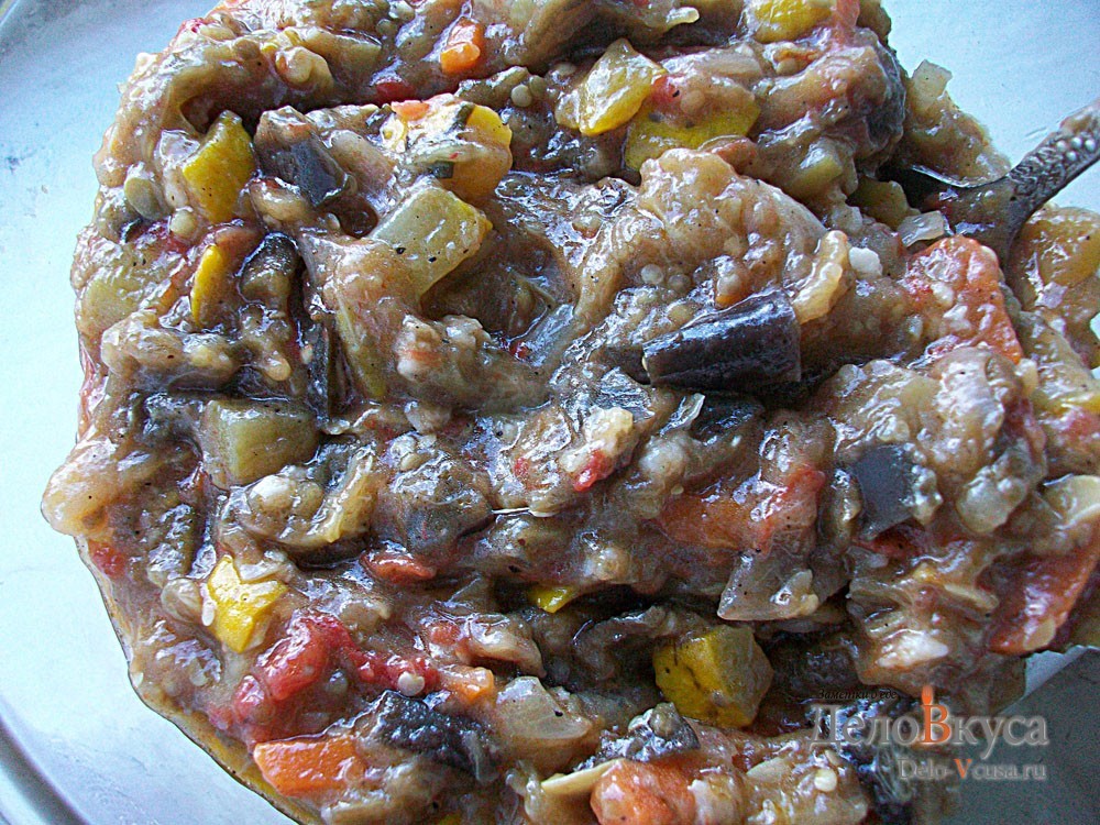 Овощное рагу с баклажанами и кабачками