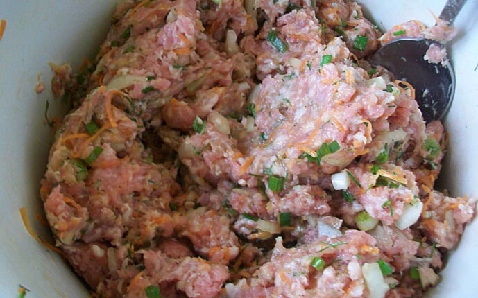 Мясная начинка для голубцов, фаршированного перца или кабачков: фото к шагу 2.