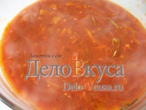 Томатный соус с белым вином