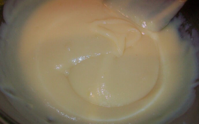 Заварной крем на молоке и яйцах: фото к шагу 11. Заварной крем на молоке и яйцах: фото к шагу 11.