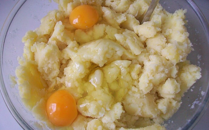 Зразы картофельные с мясом (картопляники): фото к шагу 4.