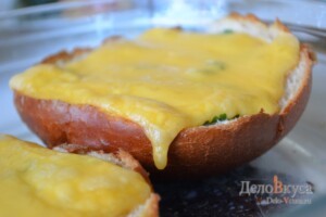 Горячие бутерброды с сыром: фото к шагу 6.