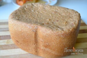 Ржаной хлеб в хлебопечке с вяленым мясом или с беконом: фото к шагу 10.