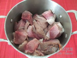 Свиной шашлык в духовке: Подготовить мясо