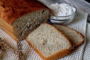 Пшеничный хлеб в духовке
