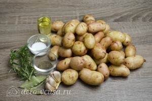 Молодая картошка в духовке: Ингредиенты