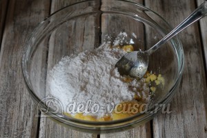 Курабье: Добавляем сахарную пудру