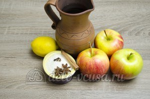 Яблоки в сиропе: Ингредиенты