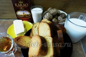 Пирожное картошка с орехами: Ингредиенты