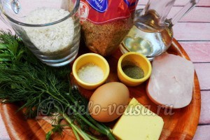 Рисовые крокеты: Ингредиенты