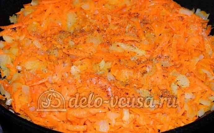 Щи с фрикадельками: Морковь обжарить с луком Щи с фрикадельками: Морковь обжарить с луком