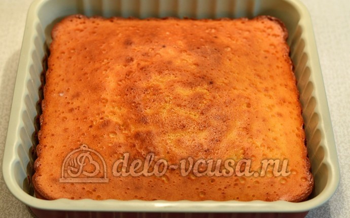 Ореховый торт: Закрыть фольгой и выпекать