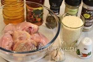 Курица с рисом в духовке: Ингредиенты