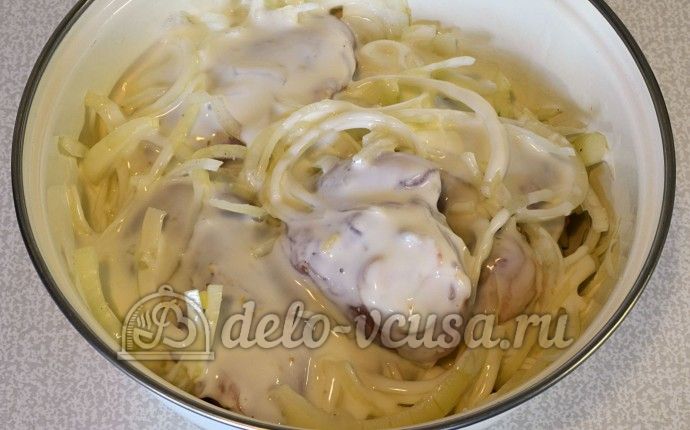 Курица маринованная в кефире в духовке: Залить кефиром и оставить мариноваться