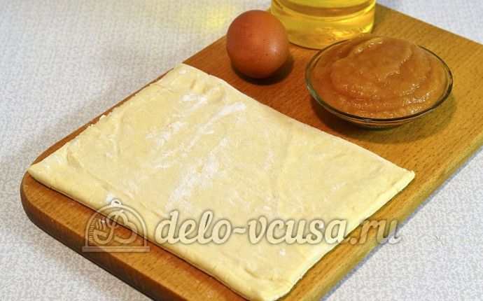 Слойки с яблочным пюре: Ингредиенты