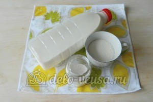 Молочный кисель: Ингредиенты