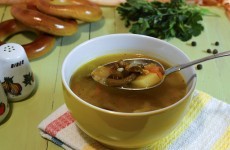 Суп с опятами и картошкой