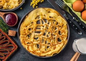 Рецепт ажурные блины из бутылки