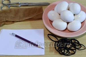 Пасхальные яйца с буквами: Ингредиенты