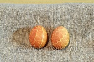 Пасхальные яйца в сетку: Крупная сеточка