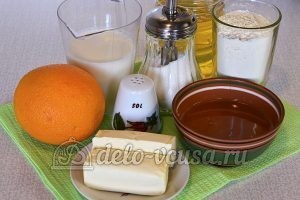 Пирог с апельсинами: Ингредиенты
