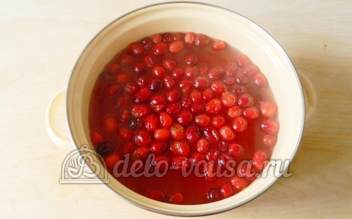 Компот из клюквы: Варим компот 5 минут Компот из клюквы: Варим компот 5 минут