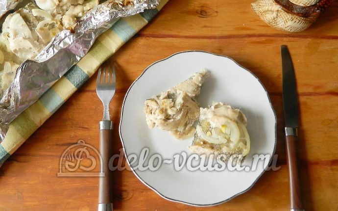 Минтай в фольге