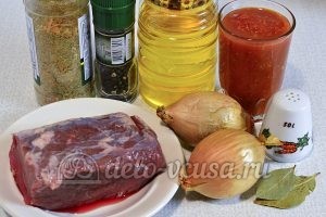 Отбивные из говядины в духовке: Ингредиенты