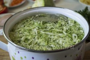 Овощной суп с фрикадельками: Варим суп