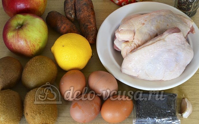 Салат Малахитовый браслет: Ингредиенты Салат Малахитовый браслет: Ингредиенты