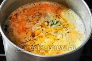 Рисовый суп без мяса: Варим 5 минут