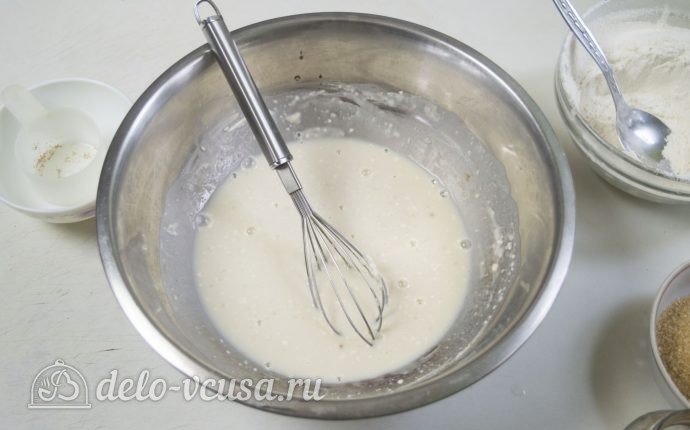 Булочки с корицей: Готовим опару