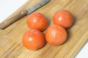 Плов с говядиной и помидорами: Помидоры надрезать