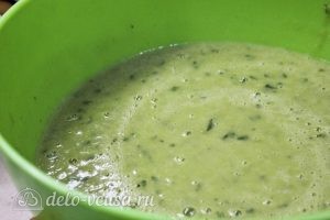 Суп-пюре из зеленого горошка: Пюрируем суп