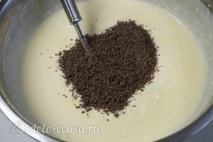 Муссовый кокосовый торт с шоколадом: Добавить шоколад