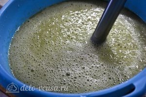 Крем-суп из брокколи: Взбиваем