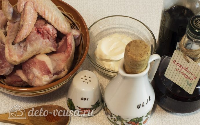 Курица в духовке под соусом: Ингредиенты