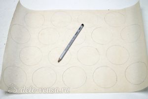 Пирожное Буше: Готовим пергаментную бумагу