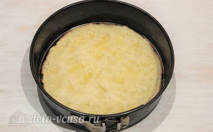 Творожник: Вынимаем основу из духовки Творожник: Вынимаем основу из духовки