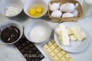 Сливочно-шоколадный торт: Ингредиенты