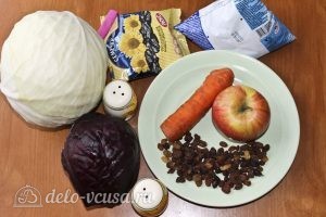 Салат Коул Слоу с капустой: Ингредиенты