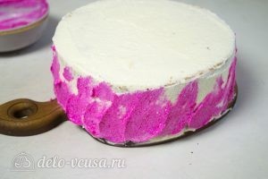 Бисквитный торт с творожным кремом: Украшаем торт