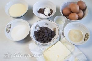 Шоколадный торт Птичье молоко: Ингредиенты