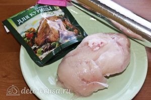 Салат-коктейль с курицей: Приправляем филе