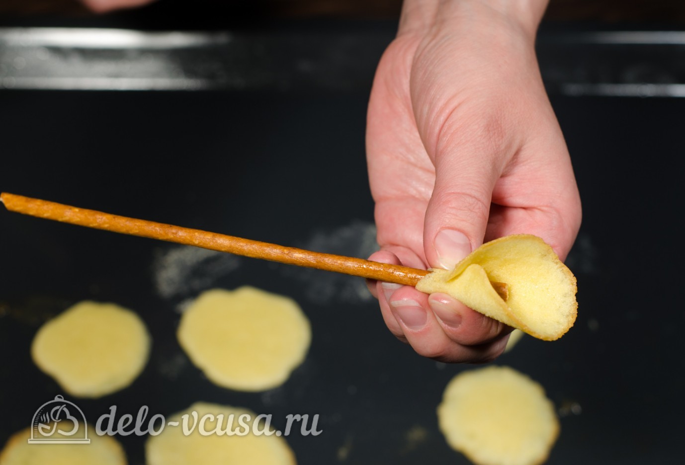 Печенье розы на соломке пошаговый рецепт