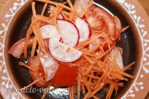 Салат из свежей моркови: