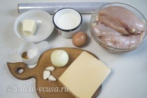 Сосиски куриные с сыром: Ингредиенты