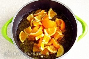 Варенье из ревеня с апельсинами: Добавляем апельсины к ревеню